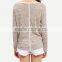 Customized Woman T-shirts Ladies Casual T Shirt Round Neck Long Sleeve Loose T-shirt