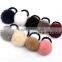 CX-E-12 Genuine Rabbit Fur Ball Elastic Hair Band