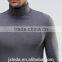 Men extreme muscle skinny fit roll neck long sleeve tee shirt OEM china manufacturers