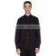 Stylish regular fit long sleeve dress shirt plain black formal modern mens shirts