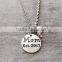 Soccer Necklace, Soccer Charm Necklace, Soccer Pendant Necklace, Hand Stamped, Soccer Team Gift, Player Number