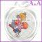 Custom Pattern Fabric Cross Stitch Sets Purple Flower Cross Stitch Kits Suppliers