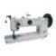 Double needles, long arm, extra heavy duty, unison feed flat-bed, lockstitch sewing machine