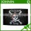 Custom 3*5feet polyester chian factory black assassin creed big flag