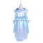 Onbest new arrival sequins blue dacing clothes girls princess dress