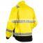 Hi Vis Winter Reflector Jacket With Wind Proof Safety Work Wear