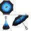Windproof Opposite Open And Close Rverse Inside Out Car Inverted Umbrella