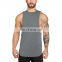 Basic compression cotton fabric tank top sports wear for men
