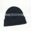 Comfortable embroidery black pom beanie, custom beanie hat, knit beanie