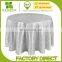 Taffeta pintuck table cloth for wedding/meeting/banquet
