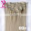HIGH QUALITY kinly hair clip on extensions FACTORY HAIR SUPPLIER WHOLESALE PRICE