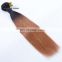 New arrival high quality wholesale brazilian virgin ombre light brown weave hair,cheap ombre hair extension