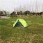 Green Color Wilderness Equipment Backpacker Tents Double Layer 1 Man Tent