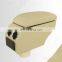 Convenient free punching raising with storage box auto car armrest