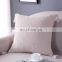 Solid color knit square  cushion cover  tassel pillowcase