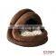 Wholesale Customized luxury faux suede fabric and pv fleece pet bed