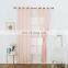2019 most popular Fancy dobby voile design curtains panel 52"x95"