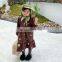 2020 autumn and winter new Korean children's skirt girls plus velvet embroidery light cord velvet dress retro long skirt