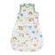 Rainbow and star pattern design wearable sleeping bag,2.5 tog super soft infant sleeping bag