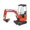 mini excavator 1t digger for garden farm mini crawler excavator