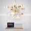 Hot sale modern creativity lighting metal frame glass lampshade pendant lamp lighting