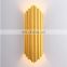 Simple  bedside lamp hotel aisle decorative golden LED wall light