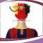 cheap colorful gemany custom flag color team sports fan headband wigs