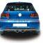 Front bumper BODY KIT for VW GOLF6 MK6 2009-2013/ GOLF 6 R20 2012-2013 with red diffuser