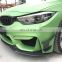 Carbon Fiber Front Bumper Canards Apron for BMW 3 4 Series F80 M3 F82 M4