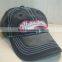 custom high quality stone washed baseball caps