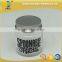 70ml high-quality food grade glass jar with pattern