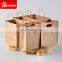 Take away fast food grade brown paper bag for food with clear window