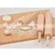 Sale Decorative Cakr Bakery Small Wooden Texture Engaved Baking Embossed Rolling Pin