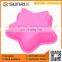 High Quality Five-Star Design Colorful Silicone Reusable Non-Stick Cake Molds