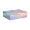 Custom logo mermaid color luxury foldable magnetic catch gift box with flip lid
