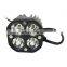 LED6450 70*77mm Led Head Light Spot Aluminum Alloy 4000lm*2 IP68 40w Led Work Light For Jeep W rangler JK JL07-21
