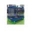 Cheap price indoor kids fitness bungee rectangle jumping trampoline park with safety net protection