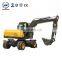 Hengwang HW90 Brand New Factory Price For Hydraulic Wheel Excavator Hot Sale In Malaysia