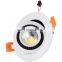 High Quality White Black LED Down Light Adjustable Indoor 360 Degree Rotatable COB LED Downlight