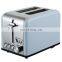 Small household stainless steel toaster multi-function baking toaster breakfast machine with pointer plate