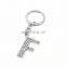 Fashion Handmade Gold Silver Car Ring Shiny Rhinestone Alphabet Metal 26 Letters Key Chain