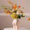 Hot sale luxury  2021 Nordic bott vase ceramic naked woman body for home decor craft decoration flower pots/planter flower vase