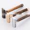 Black Natural Bamboo Zero Waste Reusable Double Edge Safety Shaver Razors for Men