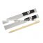 Wholesale 100% Biodegradable Custom Bamboo Twins Chopsticks with Individual Full Paper Wrapper