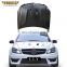 New Arrival Body Parts Engine Hood For Benz C-class Old W204 Upgraded to 507 Model Cover Carbon Fiber Hoods