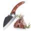 Forged Hammer Pattern Viking Stainless Steel Meat Cleaver Butcher Knife kitchen vegetable knife set with sheath