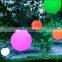 illuminated RGB color change rechargeable ball shaped led light waterproof fountain pool lawn lamp solar garden lights orb lamp