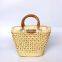 Unique Simple straw bag water hyacinth Handbag for shopping, Woven Tote Bag Hot Trend 2023 Wholesale Vietnam Manufacturer