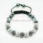 shamballa meaning macrame bracelets 11pcs clay beads rhinestone pave