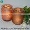 Luxury moroccan glass jar rose gold colored for wedding decoration centerpieces